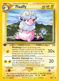 Flaaffy Neo Genesis #34