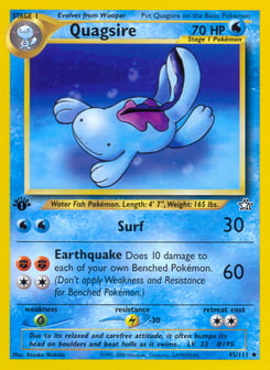 Quagsire Neo Genesis #45