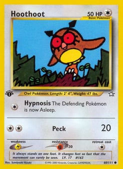 Hoothoot Neo Genesis #60
