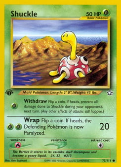 Shuckle Neo Genesis #72
