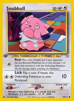 Snubbull Neo Genesis #74