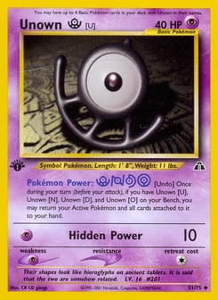 Unown [U] Neo Discovery #51
