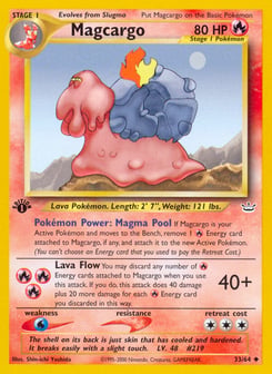 Magcargo Neo Revelation #33