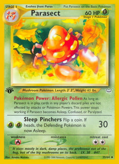 Parasect Neo Revelation #35