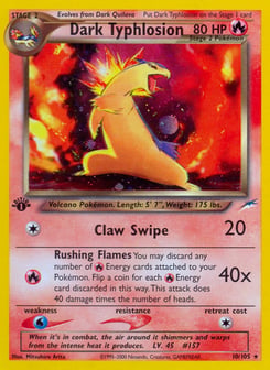 Dark Typhlosion Neo Destiny #10