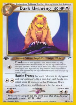 Dark Ursaring Neo Destiny #21