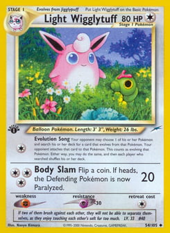 Light Wigglytuff Neo Destiny #54