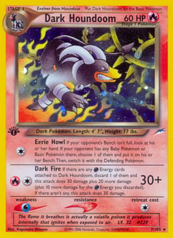 Dark Houndoom Neo Destiny #7