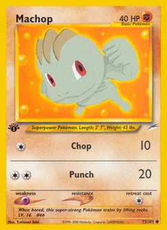 Machop Neo Destiny #73