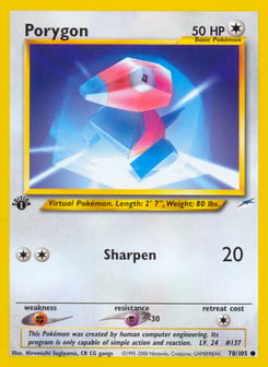 Porygon Neo Destiny #78
