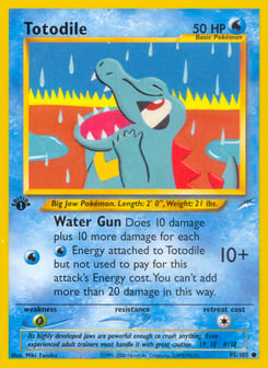 Totodile Neo Destiny #85