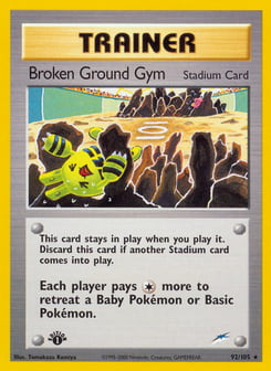 Broken Ground Gym Neo Destiny #92