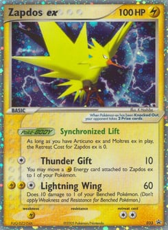 Zapdos ex Nintendo Black Star Promos #33