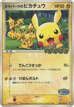 Japanese Pikachu (ポケパークのピカチュウ)