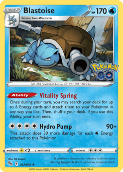Blastoise Pokémon GO #17