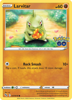 Larvitar Pokémon GO #37