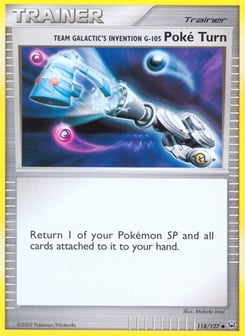 Team Galactic's Invention G-105 Poké Turn Platinum #118