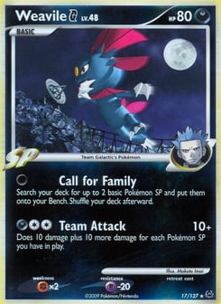Weavile G Platinum #17
