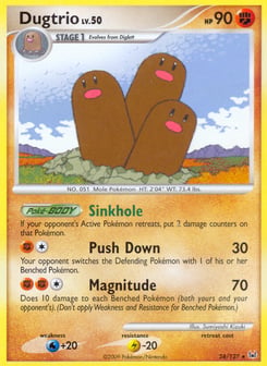 Dugtrio Platinum #24