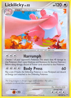 Lickilicky Platinum #33