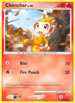 Chimchar Platinum #70