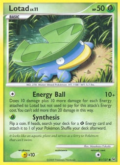 Lotad Platinum #81