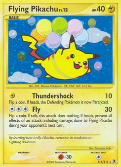 Flying Pikachu Rising Rivals #113
