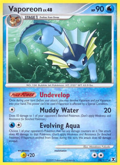 Vaporeon Rising Rivals #34