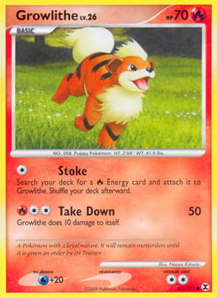 Growlithe Rising Rivals #63