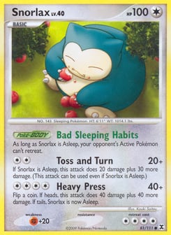 Snorlax Rising Rivals #81