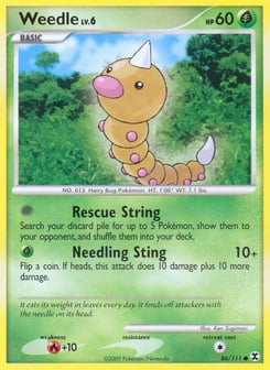 Weedle Rising Rivals #86