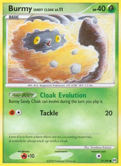 Burmy Sandy Cloak Arceus #57