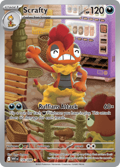 Scrafty White Flare #139