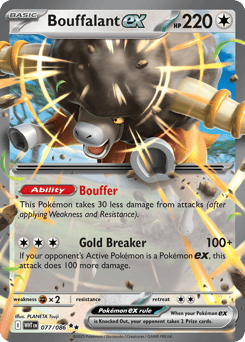 Bouffalant ex White Flare #77