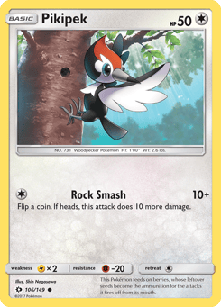 Pikipek Sun & Moon #106