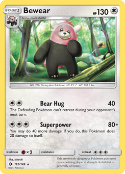 Bewear Sun & Moon #112
