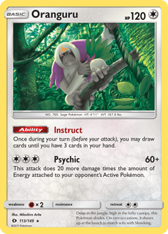 Oranguru Sun & Moon #113