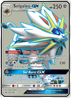 Solgaleo GX Sun & Moon #143