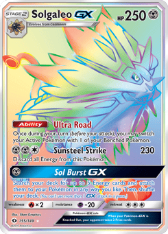 Solgaleo GX Sun & Moon #155