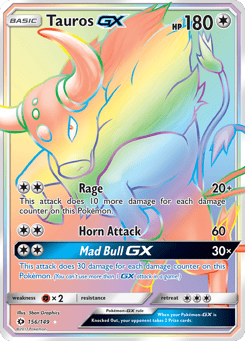 Tauros-GX Sun & Moon #156