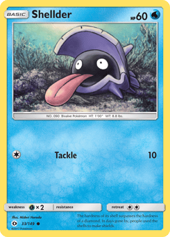 Shellder Sun & Moon #33