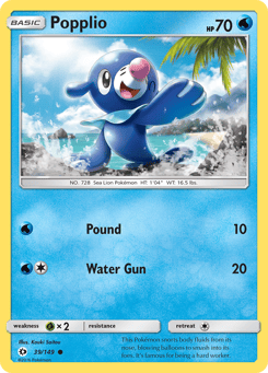 Popplio Sun & Moon #39
