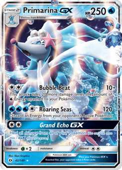 Primarina-GX Sun & Moon #42