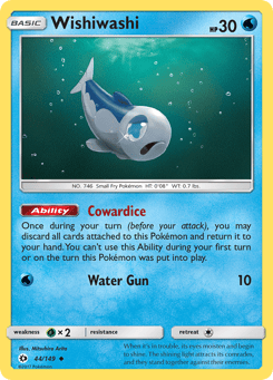 Wishiwashi Sun & Moon #44