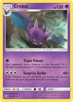 Crobat Sun & Moon #56