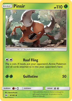 Pinsir Sun & Moon #6