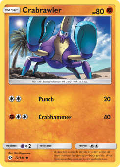 Crabrawler Sun & Moon #72