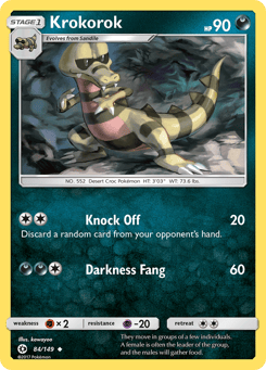 Krokorok Sun & Moon #84