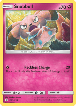 Snubbull Sun & Moon #90