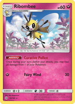 Ribombee Sun & Moon #93